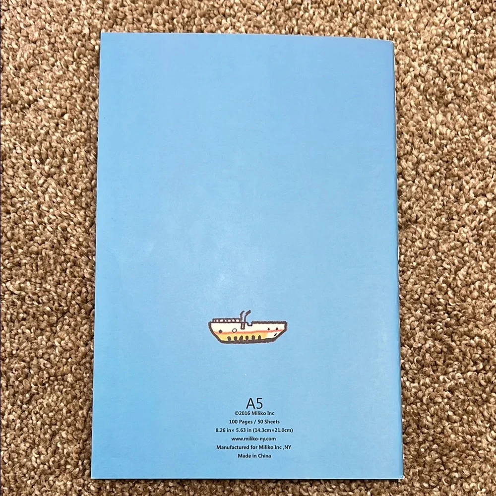 MILIKO 50 Sheet / 100 Page Notebook Journal with Fun Patterns Set of 3